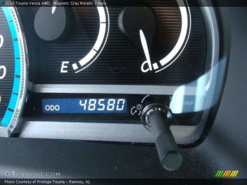 Magnetic Gray Metallic / Ivory 2010 Toyota Venza AWD