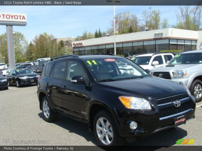 Black / Sand Beige 2011 Toyota RAV4 Limited 4WD