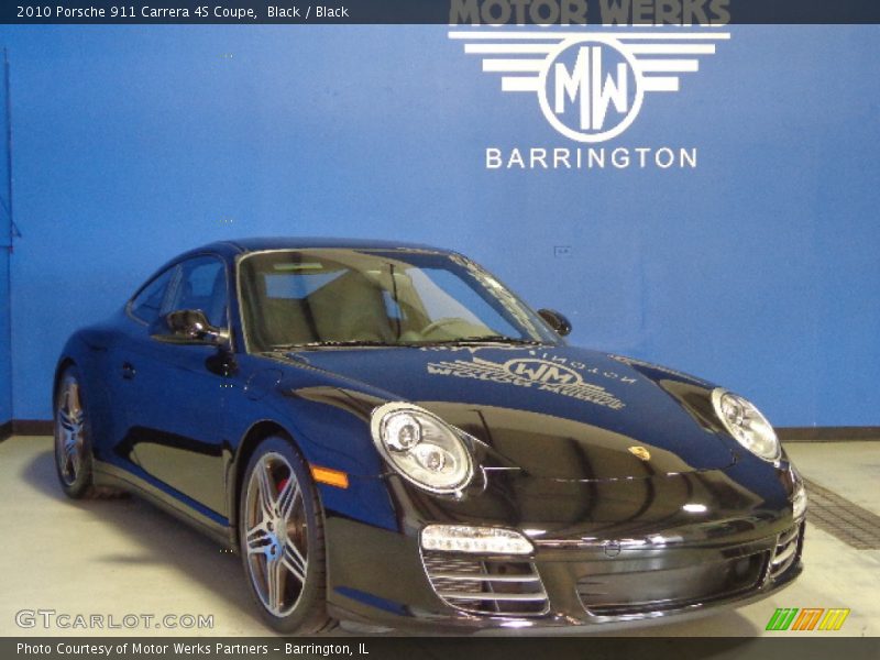 Black / Black 2010 Porsche 911 Carrera 4S Coupe
