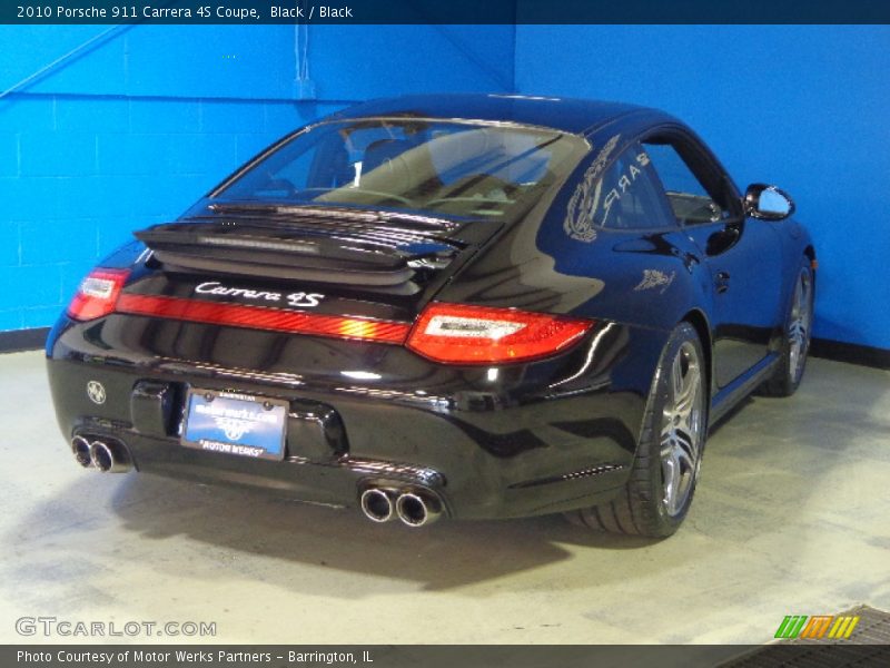 Black / Black 2010 Porsche 911 Carrera 4S Coupe
