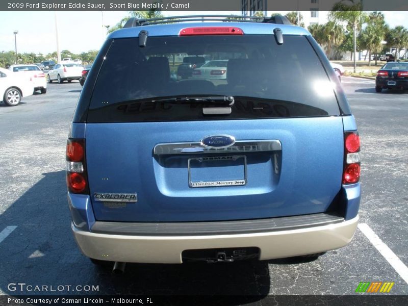 Sport Blue Metallic / Camel 2009 Ford Explorer Eddie Bauer