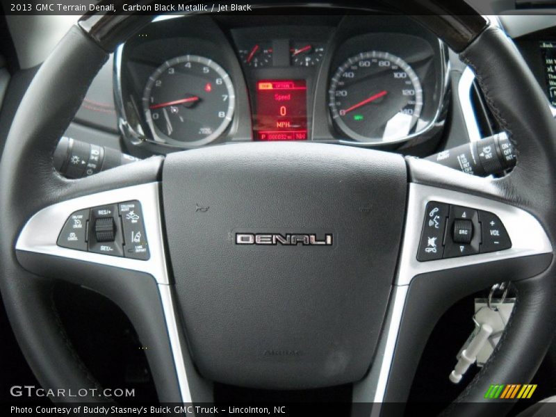 Carbon Black Metallic / Jet Black 2013 GMC Terrain Denali