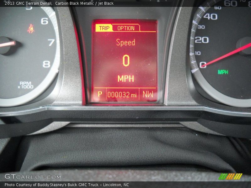 Carbon Black Metallic / Jet Black 2013 GMC Terrain Denali