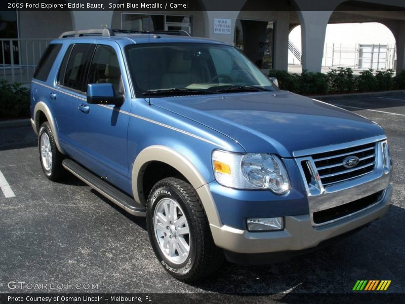 Sport Blue Metallic / Camel 2009 Ford Explorer Eddie Bauer