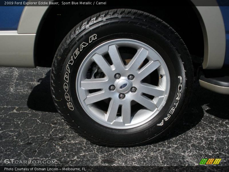 Sport Blue Metallic / Camel 2009 Ford Explorer Eddie Bauer