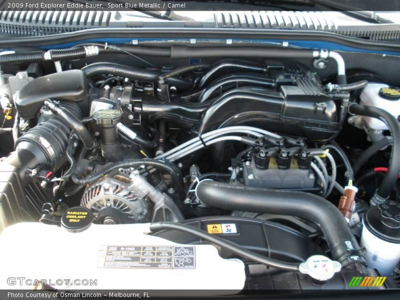 Sport Blue Metallic / Camel 2009 Ford Explorer Eddie Bauer