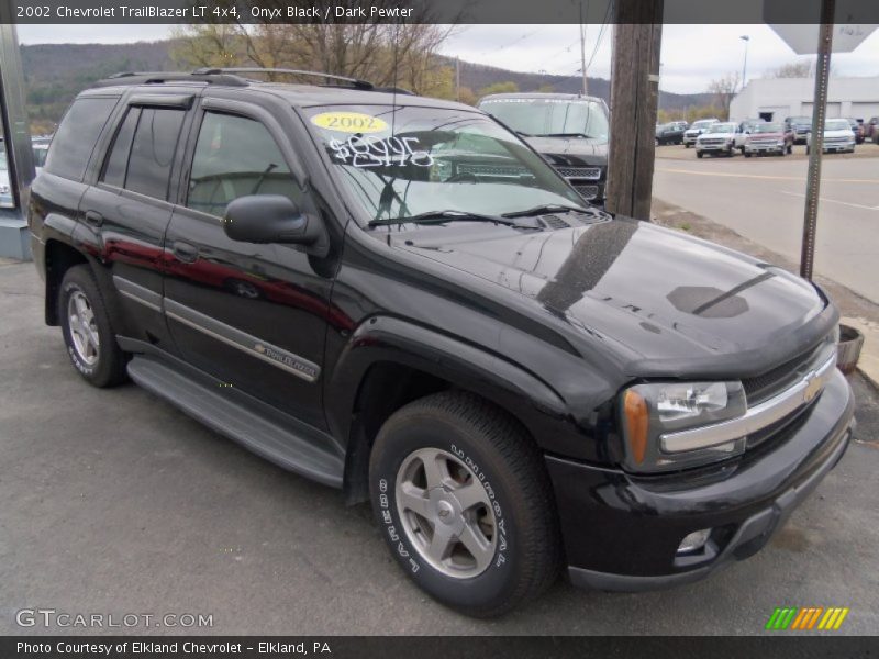Onyx Black / Dark Pewter 2002 Chevrolet TrailBlazer LT 4x4