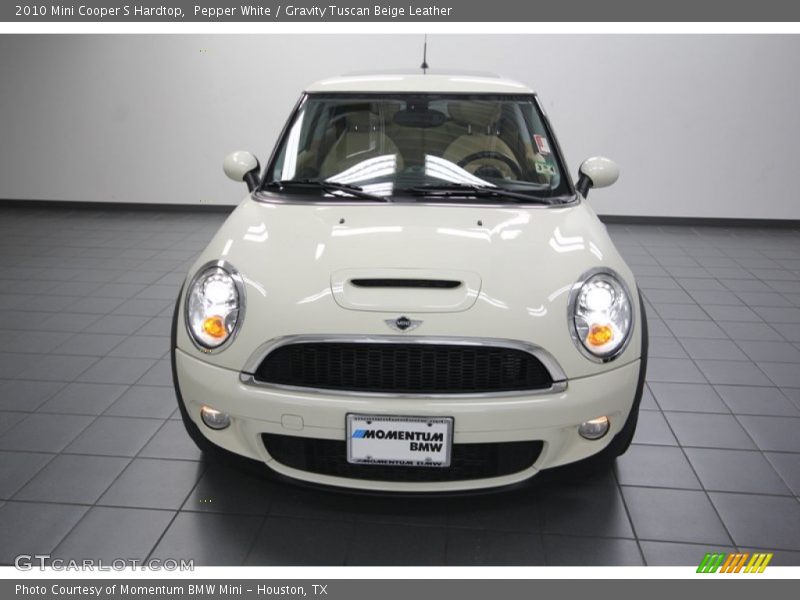 Pepper White / Gravity Tuscan Beige Leather 2010 Mini Cooper S Hardtop