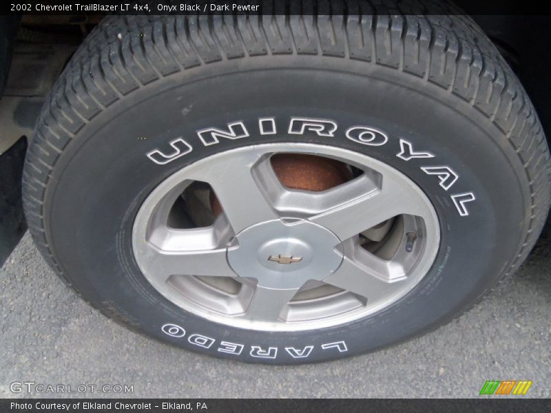 Onyx Black / Dark Pewter 2002 Chevrolet TrailBlazer LT 4x4