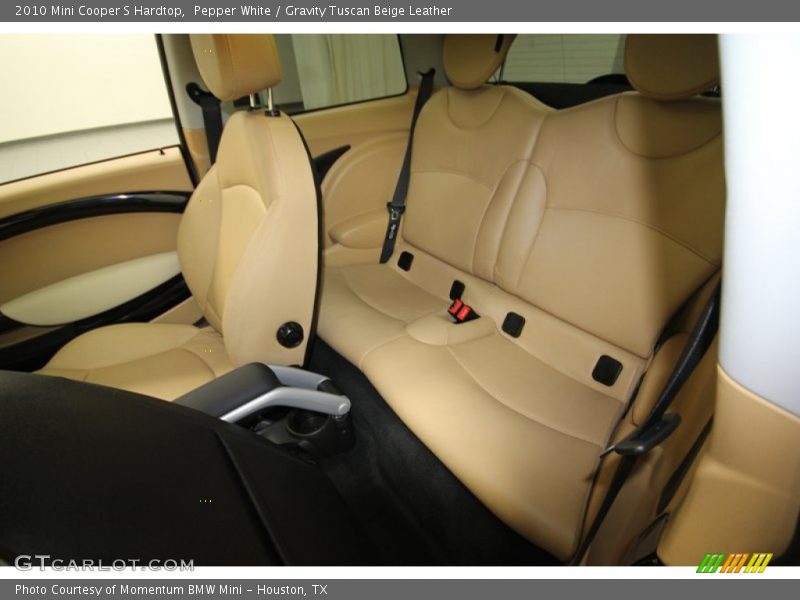 Pepper White / Gravity Tuscan Beige Leather 2010 Mini Cooper S Hardtop