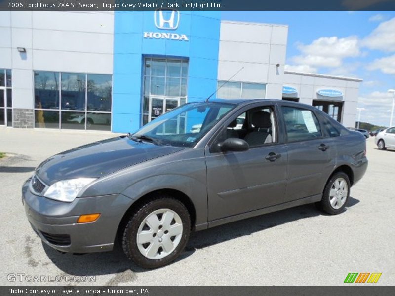Liquid Grey Metallic / Dark Flint/Light Flint 2006 Ford Focus ZX4 SE Sedan