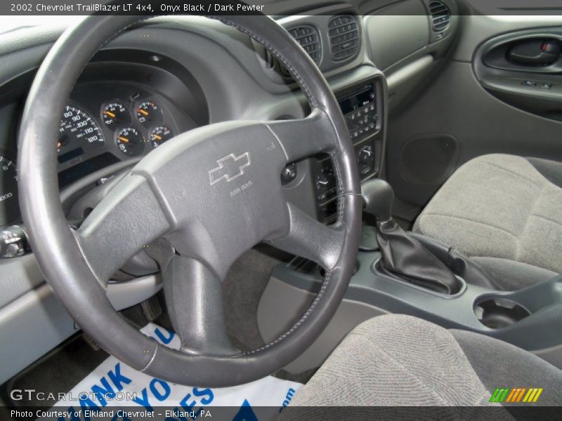 Onyx Black / Dark Pewter 2002 Chevrolet TrailBlazer LT 4x4