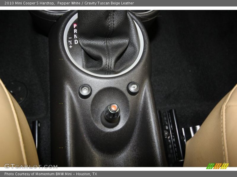 Pepper White / Gravity Tuscan Beige Leather 2010 Mini Cooper S Hardtop