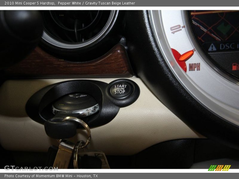 Pepper White / Gravity Tuscan Beige Leather 2010 Mini Cooper S Hardtop
