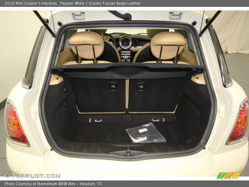 Pepper White / Gravity Tuscan Beige Leather 2010 Mini Cooper S Hardtop