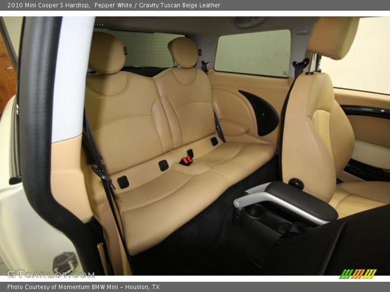 Pepper White / Gravity Tuscan Beige Leather 2010 Mini Cooper S Hardtop