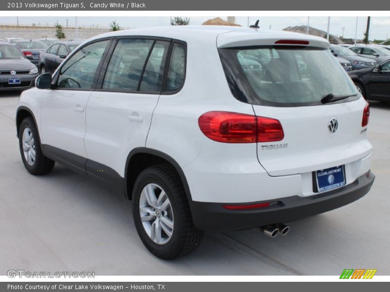 Candy White / Black 2013 Volkswagen Tiguan S