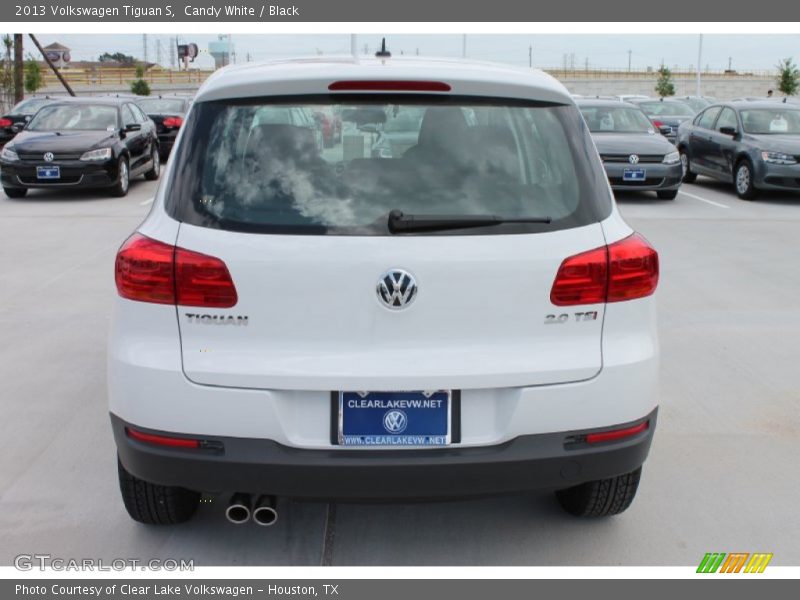 Candy White / Black 2013 Volkswagen Tiguan S