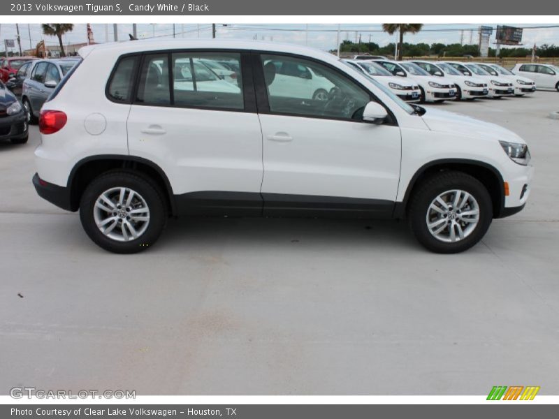 Candy White / Black 2013 Volkswagen Tiguan S