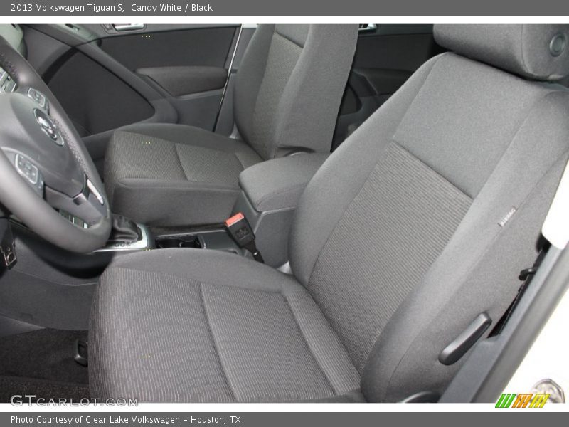 Candy White / Black 2013 Volkswagen Tiguan S