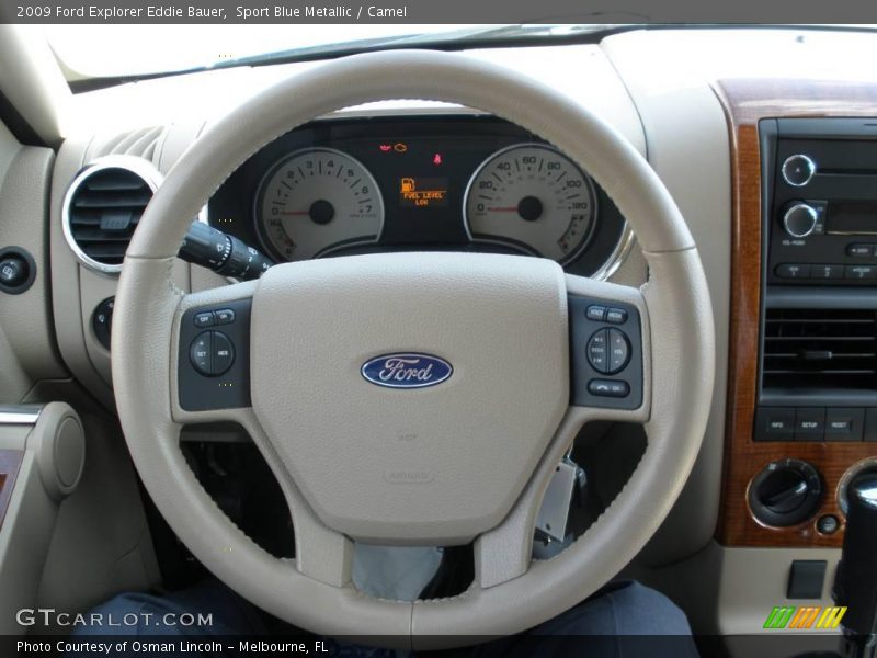 Sport Blue Metallic / Camel 2009 Ford Explorer Eddie Bauer