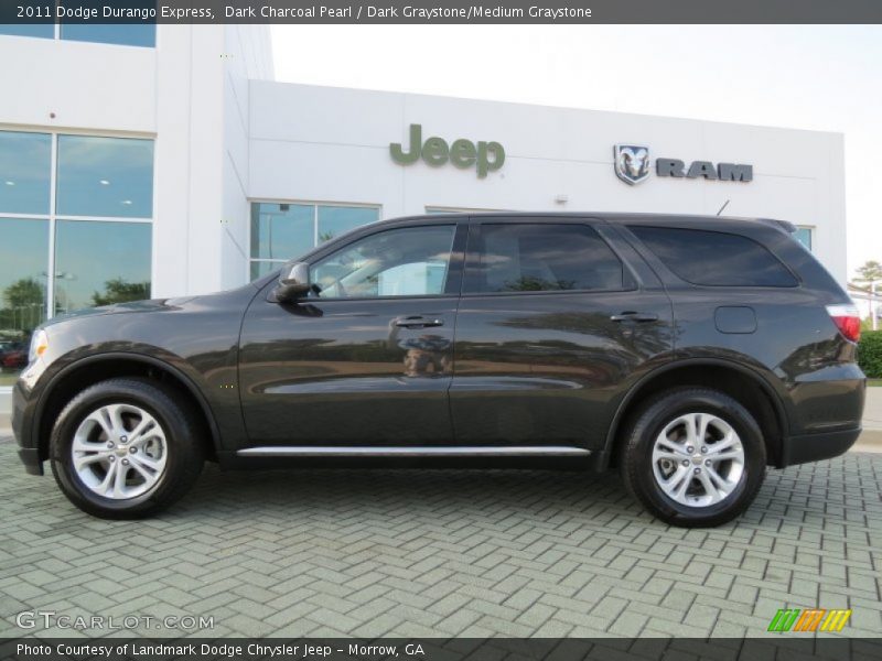 Dark Charcoal Pearl / Dark Graystone/Medium Graystone 2011 Dodge Durango Express