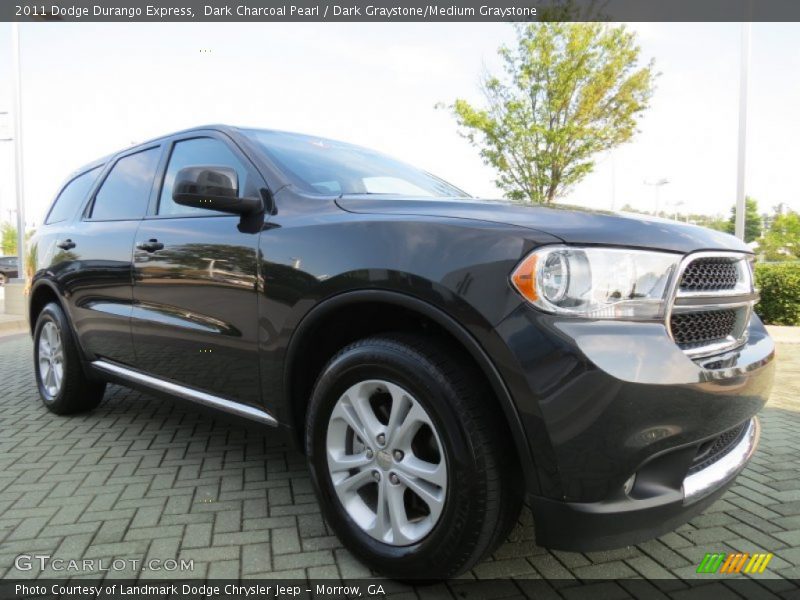 Dark Charcoal Pearl / Dark Graystone/Medium Graystone 2011 Dodge Durango Express