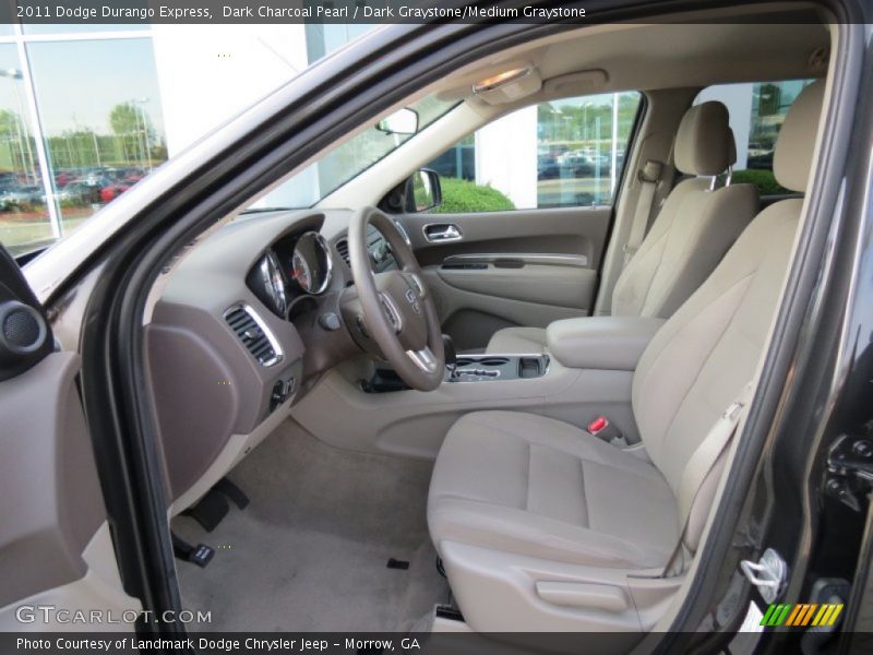 Dark Charcoal Pearl / Dark Graystone/Medium Graystone 2011 Dodge Durango Express