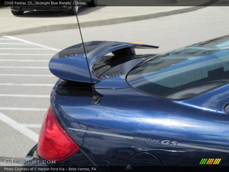 Midnight Blue Metallic / Ebony 2008 Pontiac G5