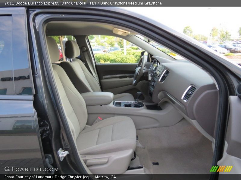 Dark Charcoal Pearl / Dark Graystone/Medium Graystone 2011 Dodge Durango Express