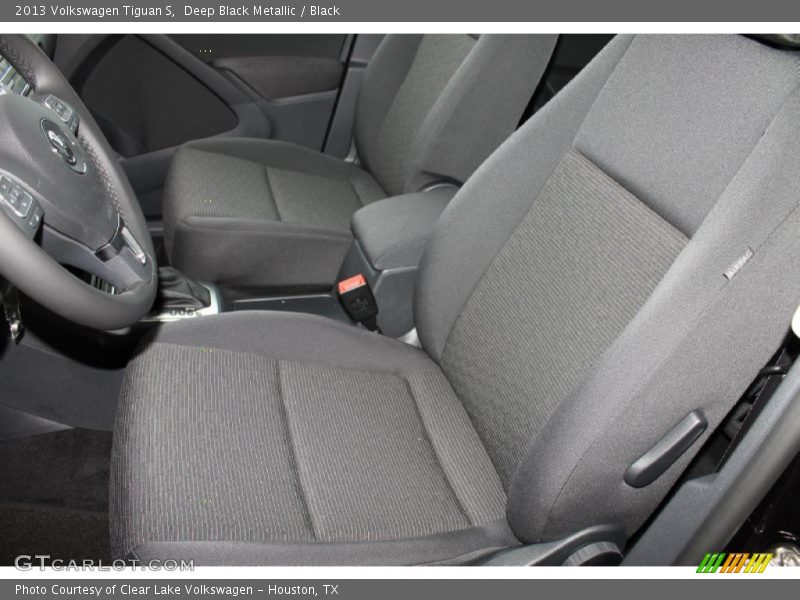 Deep Black Metallic / Black 2013 Volkswagen Tiguan S
