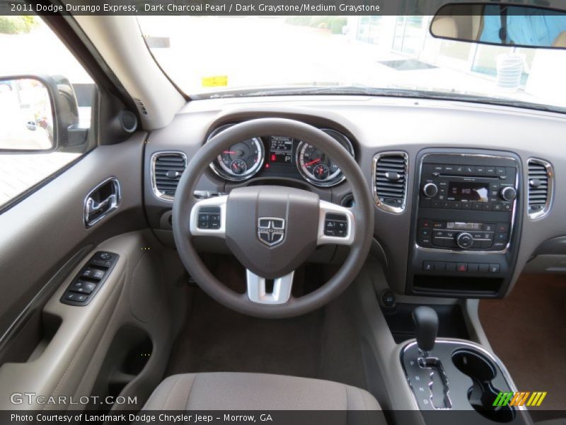 Dark Charcoal Pearl / Dark Graystone/Medium Graystone 2011 Dodge Durango Express
