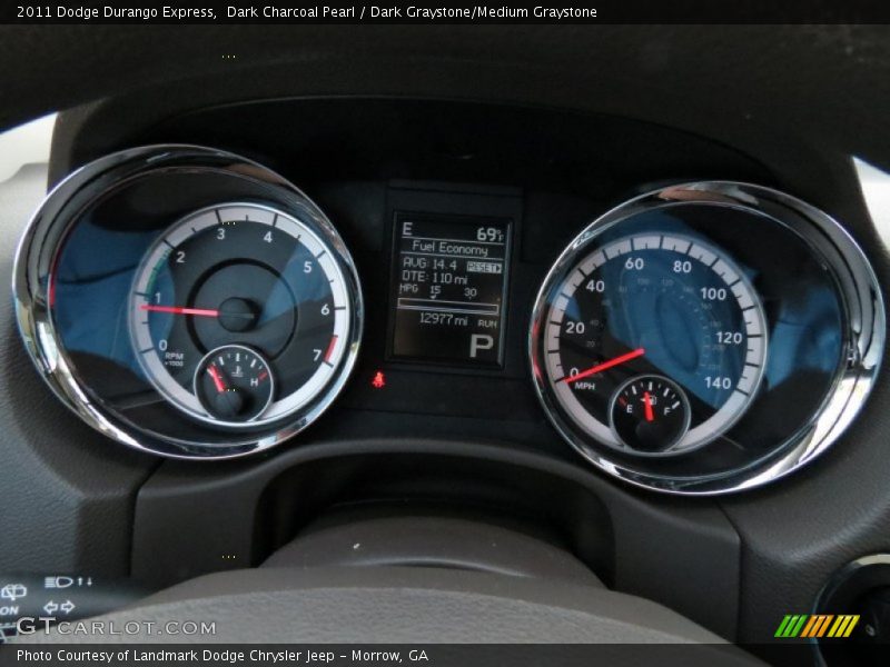 Dark Charcoal Pearl / Dark Graystone/Medium Graystone 2011 Dodge Durango Express