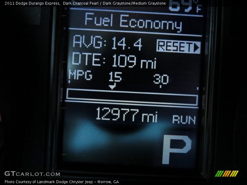 Dark Charcoal Pearl / Dark Graystone/Medium Graystone 2011 Dodge Durango Express