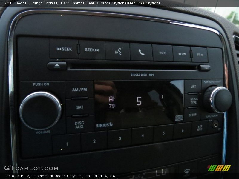 Dark Charcoal Pearl / Dark Graystone/Medium Graystone 2011 Dodge Durango Express