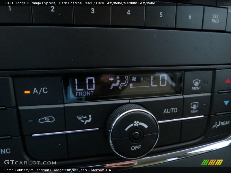 Dark Charcoal Pearl / Dark Graystone/Medium Graystone 2011 Dodge Durango Express