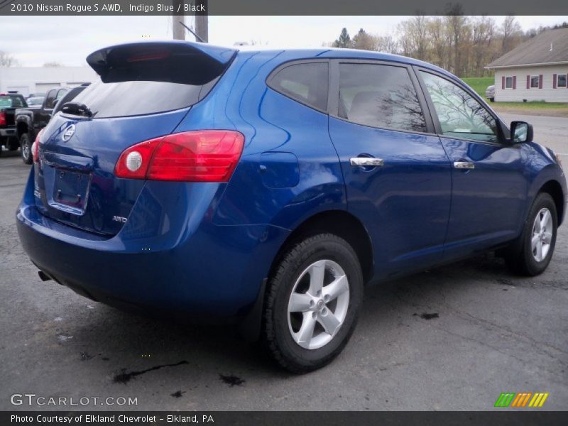 Indigo Blue / Black 2010 Nissan Rogue S AWD