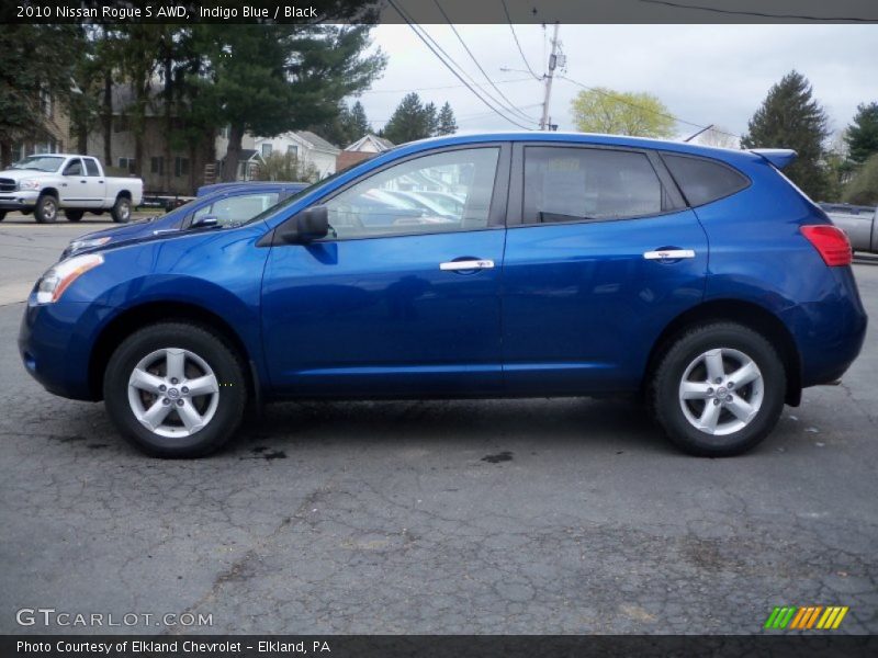 Indigo Blue / Black 2010 Nissan Rogue S AWD
