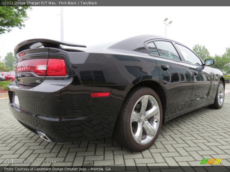 Pitch Black / Tan/Black 2012 Dodge Charger R/T Max