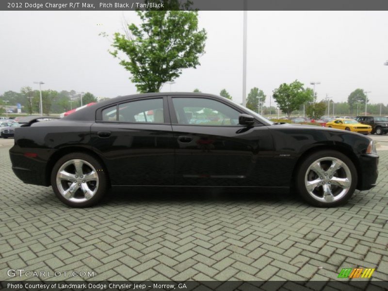 Pitch Black / Tan/Black 2012 Dodge Charger R/T Max