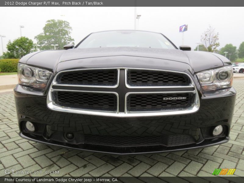 Pitch Black / Tan/Black 2012 Dodge Charger R/T Max