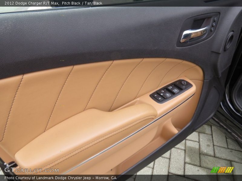 Pitch Black / Tan/Black 2012 Dodge Charger R/T Max