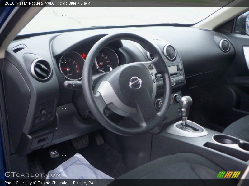 Indigo Blue / Black 2010 Nissan Rogue S AWD