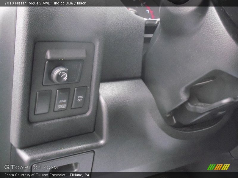 Indigo Blue / Black 2010 Nissan Rogue S AWD