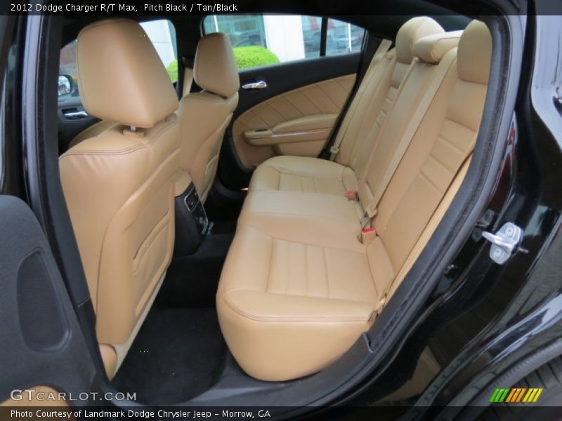 Pitch Black / Tan/Black 2012 Dodge Charger R/T Max