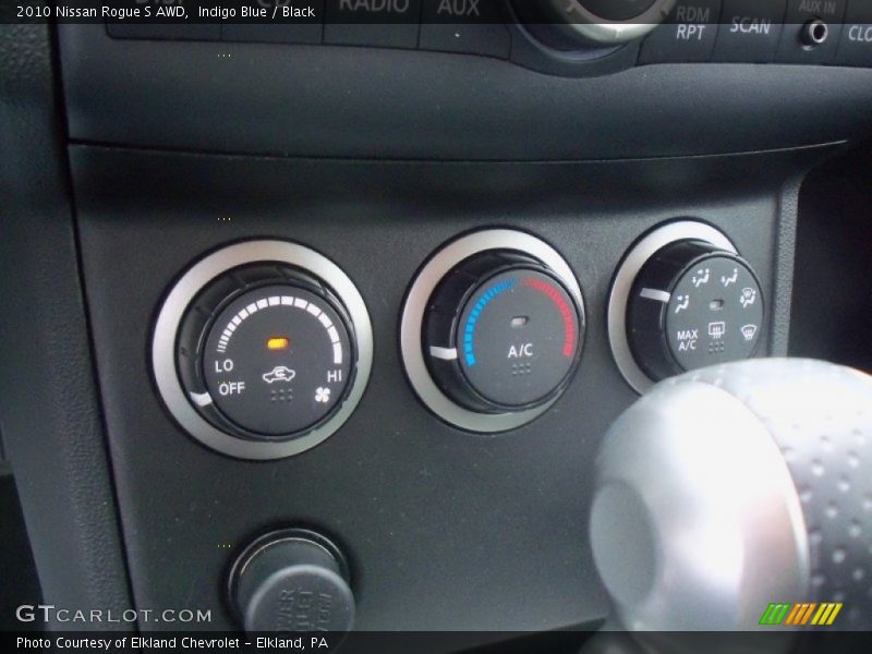 Indigo Blue / Black 2010 Nissan Rogue S AWD