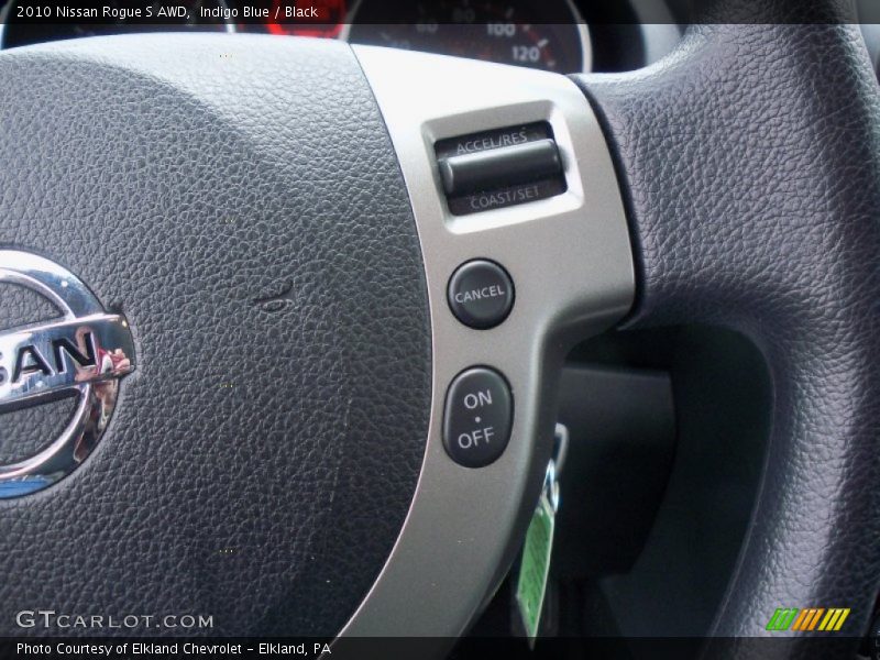 Indigo Blue / Black 2010 Nissan Rogue S AWD
