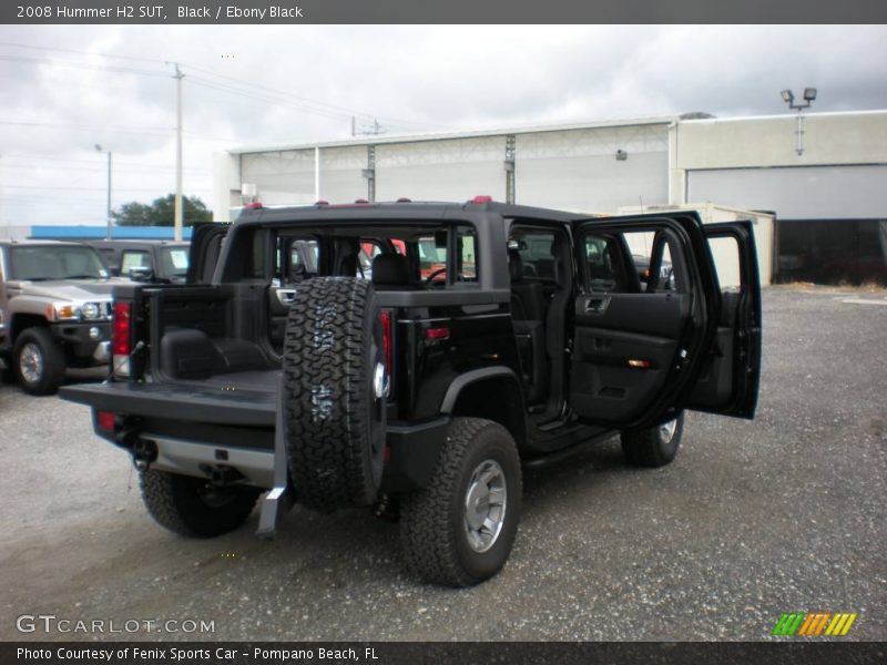 Black / Ebony Black 2008 Hummer H2 SUT