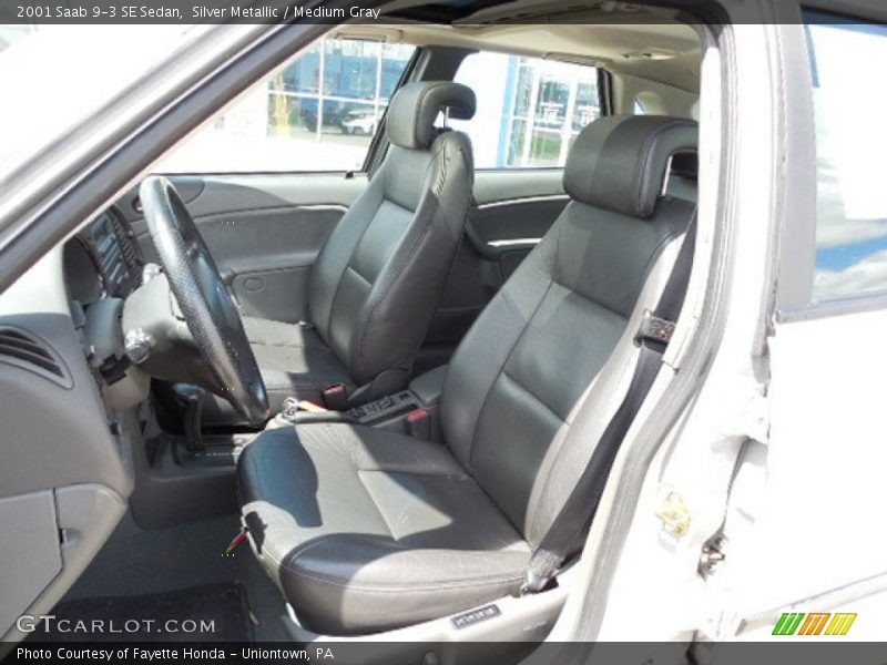 Silver Metallic / Medium Gray 2001 Saab 9-3 SE Sedan