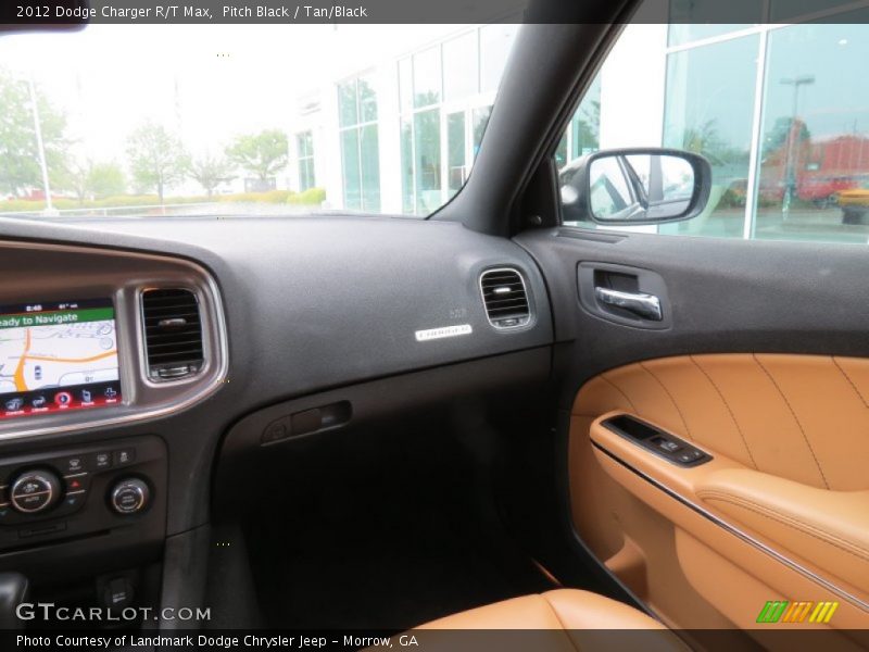 Pitch Black / Tan/Black 2012 Dodge Charger R/T Max